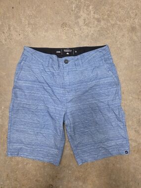 Quiksilver Union Heather Amphibian 20" Hybrid Shorts Blue Waist 31